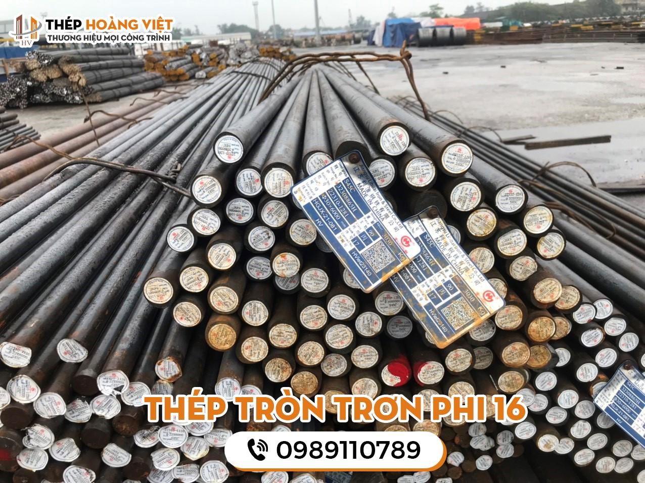 Thông tin cơ bản cần biết khi chọn mua thép tròn trơn phi 16 2 Lựa chọn loại thép với kích thước phù hợp đáp ứng nhu cầu sử dụng