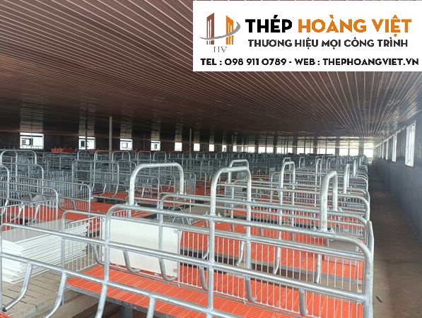 Thép Việt Hoàng bán thép tròn làm chuồng lợn uy tín tại Việt Nam 2 Khung đỡ sàn chuồng heo hay gọi là chuồng lợn, chuồng dê, chuồng trại