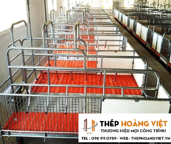 Thép Việt Hoàng bán thép tròn làm chuồng lợn uy tín tại Việt Nam 3 Khung đỡ sàn chuồng heo hay gọi là chuồng lợn, chuồng dê, chuồng trại